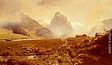 Frederick Judd Waugh The Swiss Alps painting